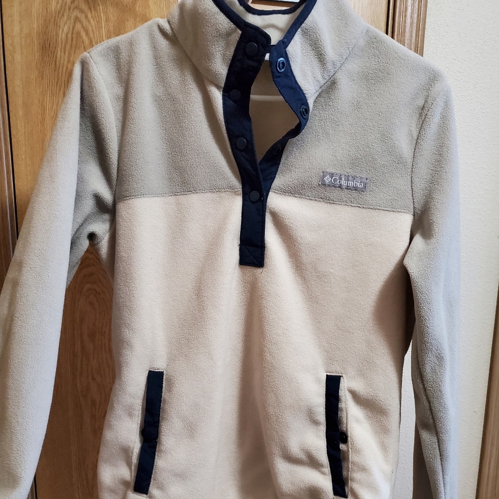 Columbia 1/4 button sweatshirt Sz S